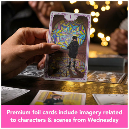 Spin Master Games Wednesday Card Game Premium Foil Cards 3-10 Players 10+
