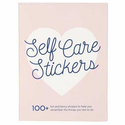 [Like New] WORLD TRAVELER Self Care Sticker Book Folio Hardcover 5x7 Art Stickers