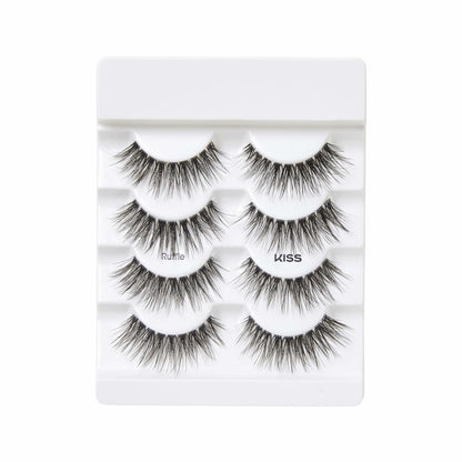 KISS Lash Couture Naked Drama False Eyelashes Cruise 16mm 4 Pairs