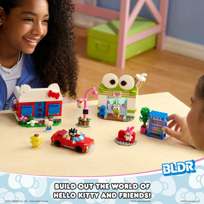 BLDR Hello Kitty Badtz-Maru Convertible Building Set 0111 with 2 Minifigures