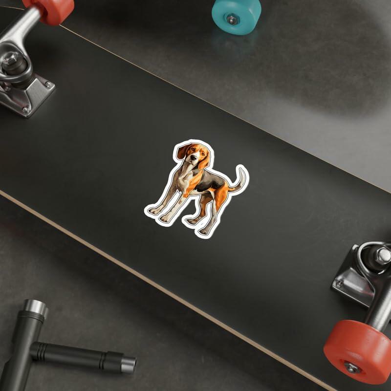 Foxhound Sticker 4 Inch Waterproof Vinyl Decal Durable Long-Lasting