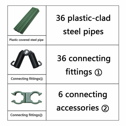 Huang Yunming 7pc Pentagonal Agile Speed Rings Portable Training Set
