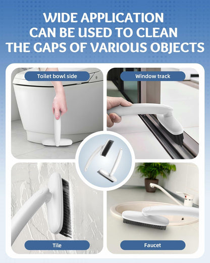 TQRR 360° Rotating Hard Bristle Cleaning Brush White 1 Count