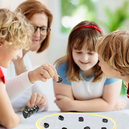 Aiwejay Magnetic Chess Game with Stones Portable Family Board Game Set