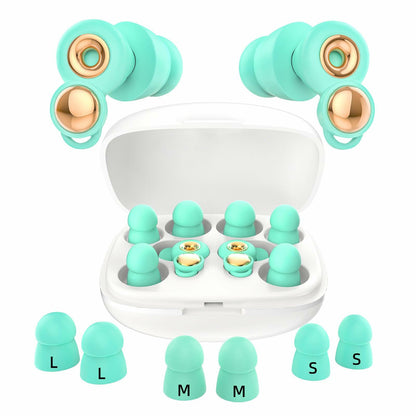 CLOZIAS Noise Cancelling Soft Foam Ear Plugs Green Hearing Protection