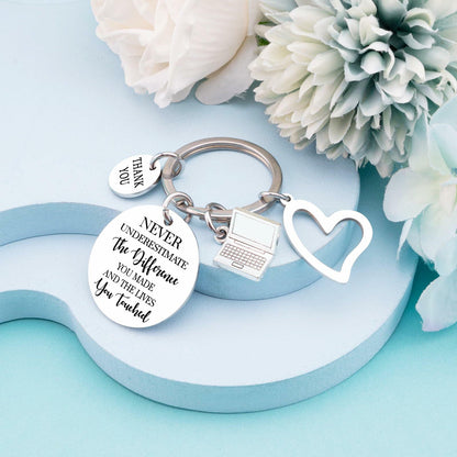 Davrock Electrical Engineering Software Engineer Keychain Silver Small