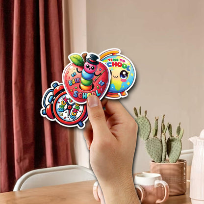WESILY 50 PCS Summer Teacher Reward Waterproof Vinyl Stickers Cute Beach