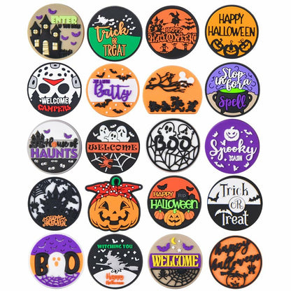 CovCap Compatible Stanley 30&40oz Tumbler Halloween Silicone Straw Covers 10pcs