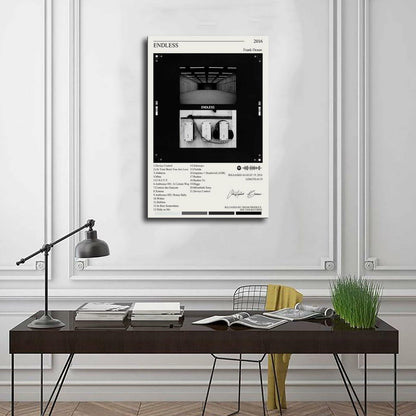 Nomzie Frank Ocean Endless Album Cover Poster Wall Art 12x18in