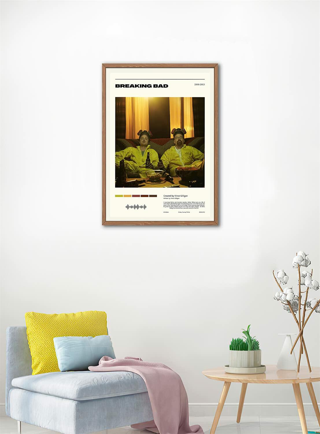 Meitux Baby Driver Movie Poster Canvas Wall Art 16x24in Unframed