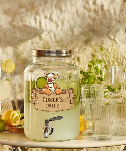 HOTIMO Pooh Drink Label Stickers Yellow