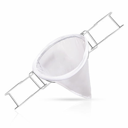 Aageme Versatile 8.7-Inch Oil & Syrup Filter Silver Adjustable Stand 3 Screens