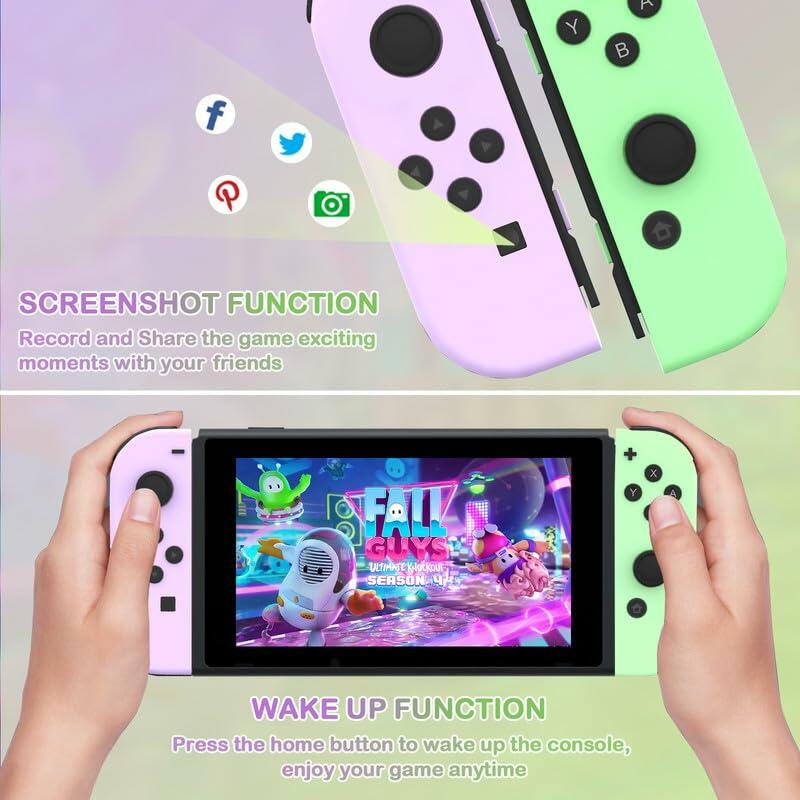 SWTOTK Upgraded Switch Controller Charging Dock for OLED/Lite, 4 Joypads Black