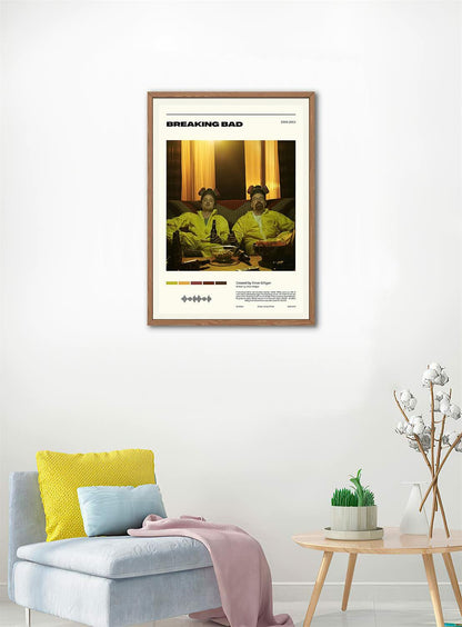 Meitux Breaking Bad Canvas Wall Art Poster 12x18in Unframed Movie Decor