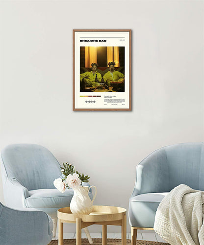 Meitux Breaking Bad Canvas Wall Art Poster 12x18in Unframed Movie Decor