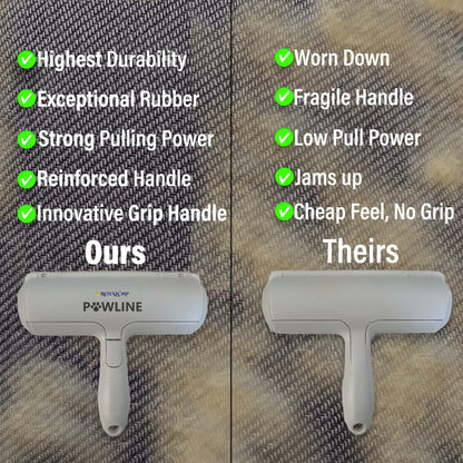 Pawline Pet Hair Remover Lint Roller Reusable for Couch Clothing Carpet