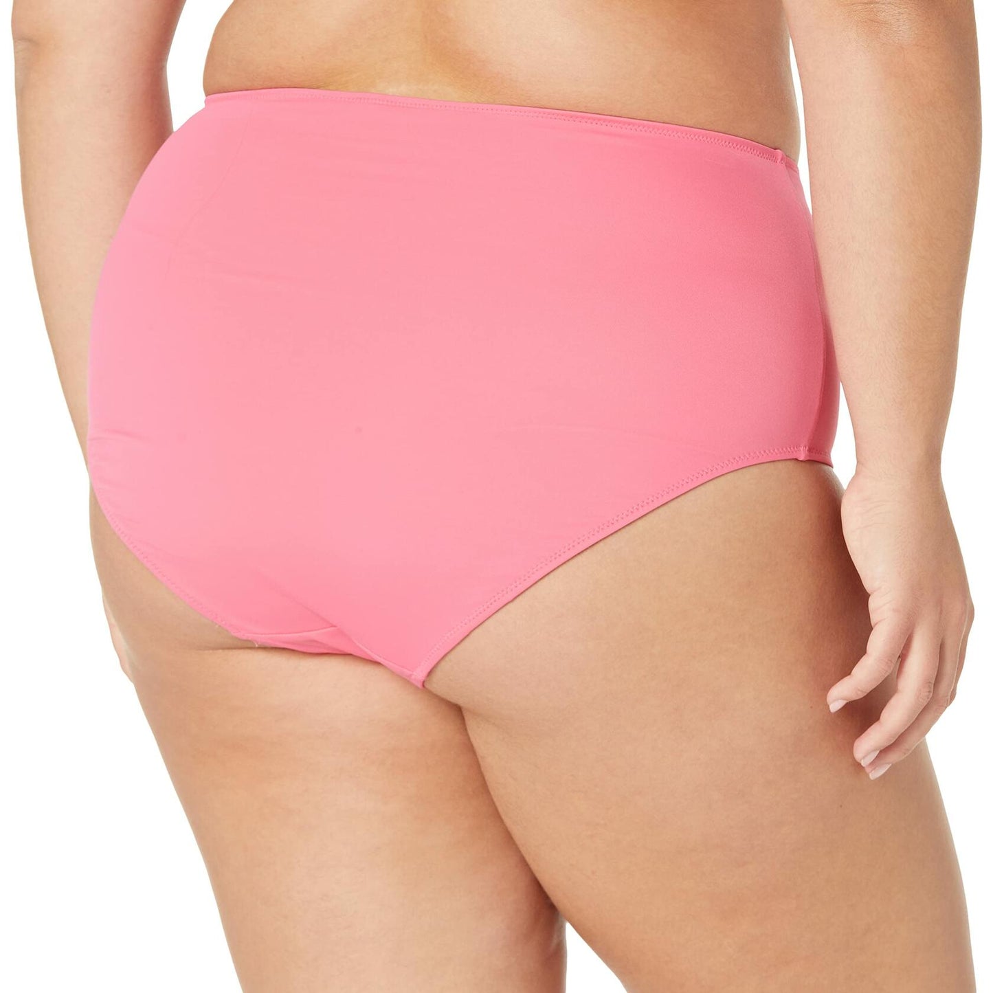 Amazon Essentials Women's High Waist Swim Bottom Hot Pink Size S