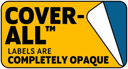 MACO Laser/Ink Jet White Cover-All Shipping Labels 3.33x4in 150 Pack