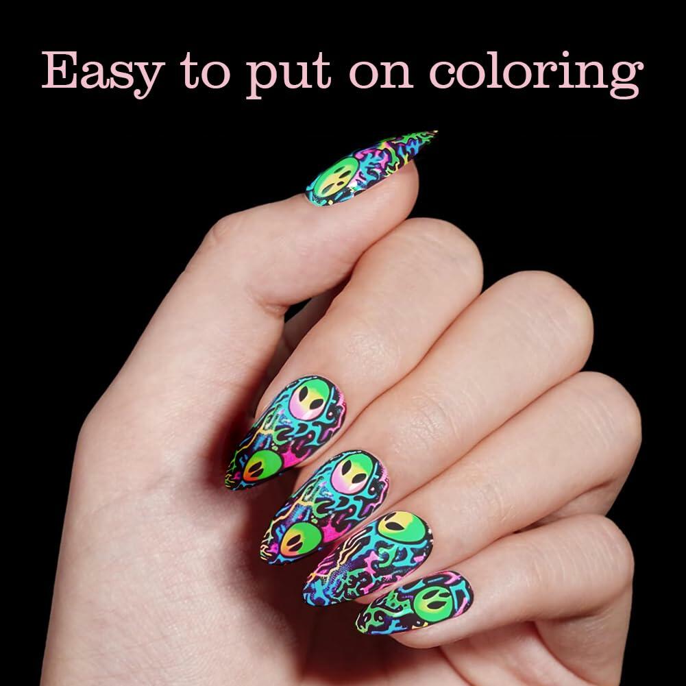 PrettyYo Short Almond Gel Nail Tips 240Pcs Clear 12 Sizes Full Cover