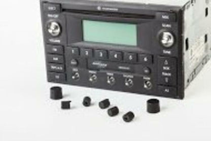 Turtle Den Volkswagen Radio Buttons Knobs Monsoon Jetta Passat Golf GTI 01-05