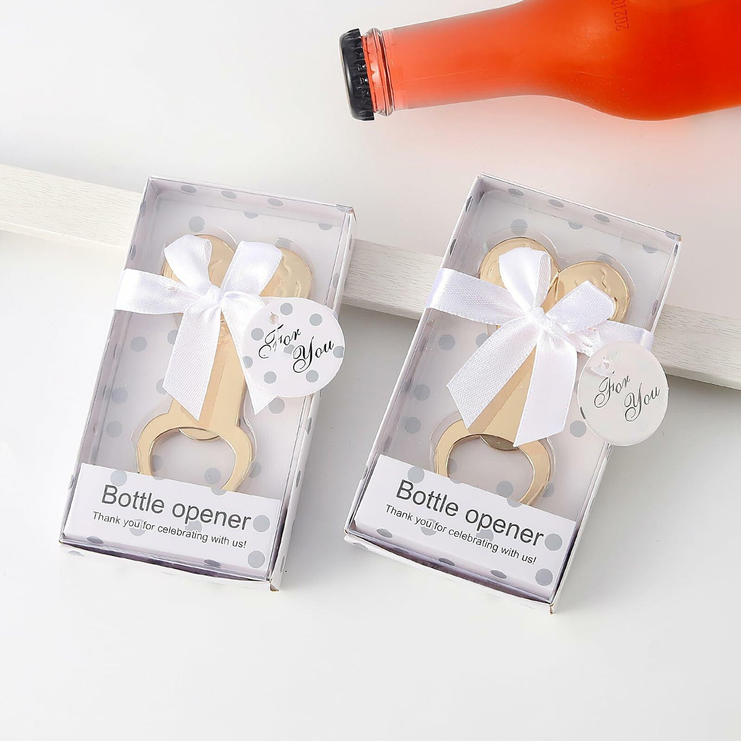 Tough Guy Heavy Duty Zinc Alloy Bottle Opener 3 Pack Gold