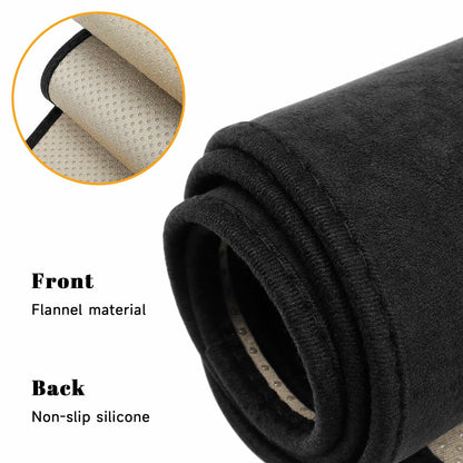 PeakPurit Black Dash Board Cover Mat Flannel for Chevy Blazer RS 2019-2026