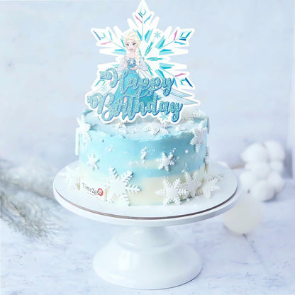 Frozen Cake Topper Birthday Party Decoration for Children, 1 Count
