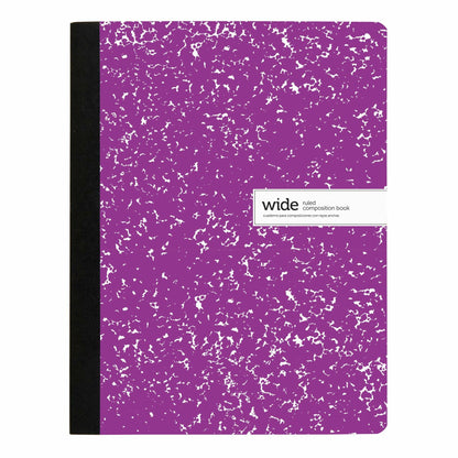Office Depot Composition Notebook Wide Ruled Purple 100 Sheets 9.75x7.5