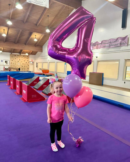 40in Pink Number 9 Balloon Large Foil Birthday Decoration for Men Women Kids