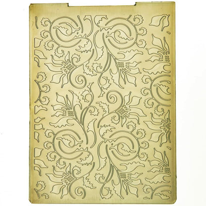 DDOUJOY Plastic Embossing Folders Flowers Leaves Bird 5pcs for Card Making