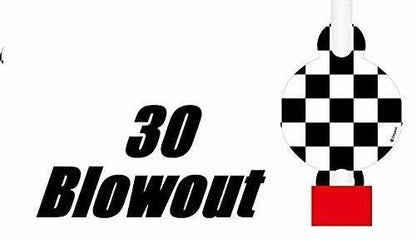 Race Car Party Supplies Set for 30 Kids Hats Bags Banners Swirls Backdrop