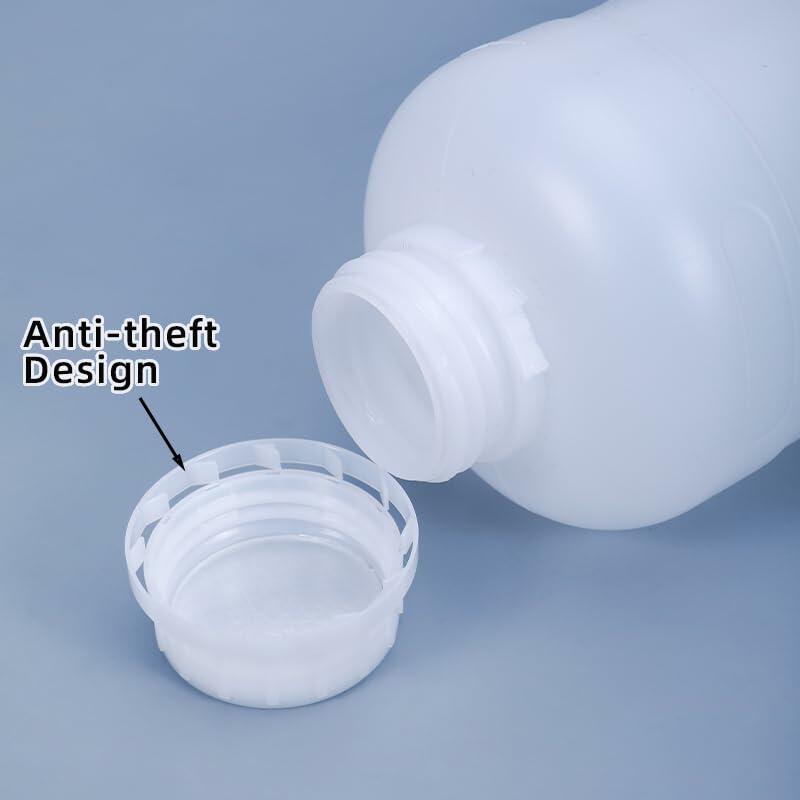 ASEVAT 33.8oz Plastic Reagent Bottle HDPE Wide Mouth Screw Cap 2Pcs
