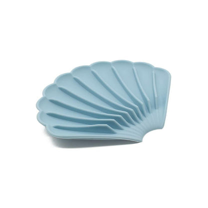 Generic YGB Silicone Self-Draining Soap Box Milky White Bathroom Holder