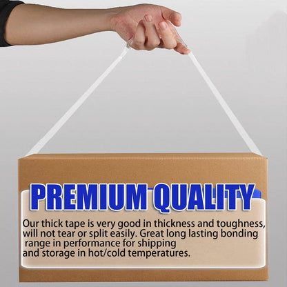 Frascati Heavy Duty Packing Tape 18 Pack 1.88in x 60yd Clear with 3 Dispensers
