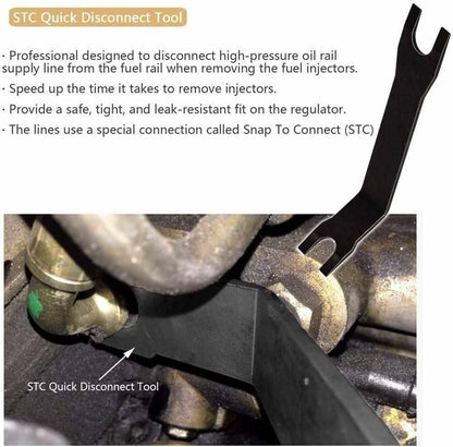 LaOceania HPOP Quick Disconnect Tool for Ford Powerstroke 6.0L 7.3L Diesel