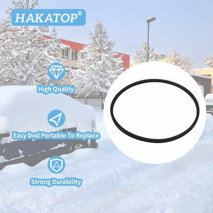 HAKATOP Snow Thrower Auger Belt for MTD 1/2" x 37" Black Rubber