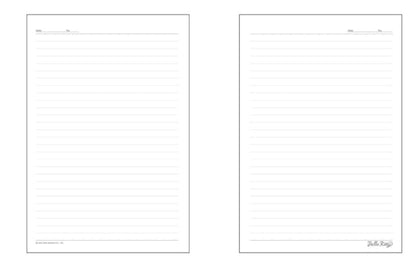 Stationery Hello Kitty Hard Cover 8mm Ruled College Notebook Set of 2