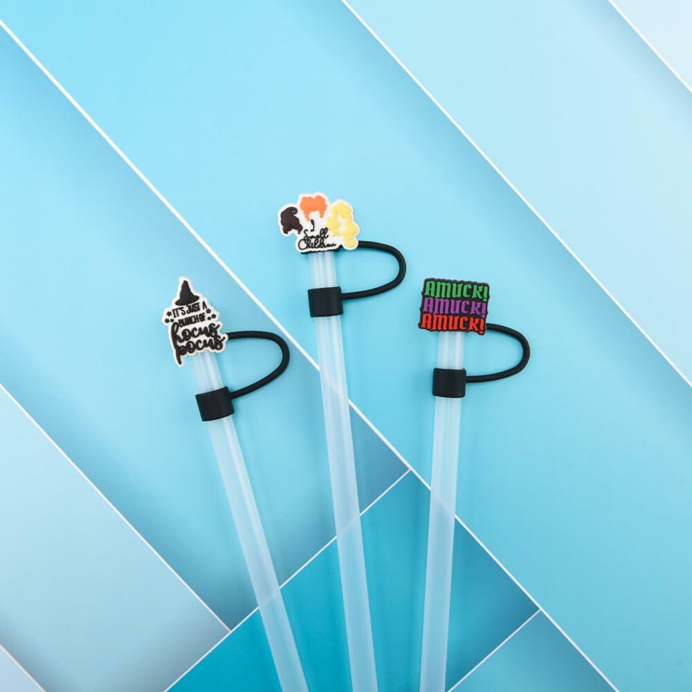 CovCap Compatible Stanley 30&40oz Tumbler Halloween Silicone Straw Covers 8pcs