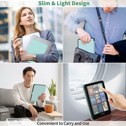 DICEKOO Case for 7" Kindle Paperwhite 12th Gen & Colorsoft 1st Gen Agave Green