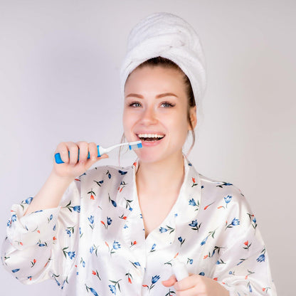Piriuuo Travel Toothbrush Set 4 Pcs Foldable Soft Bristles 4 Colors