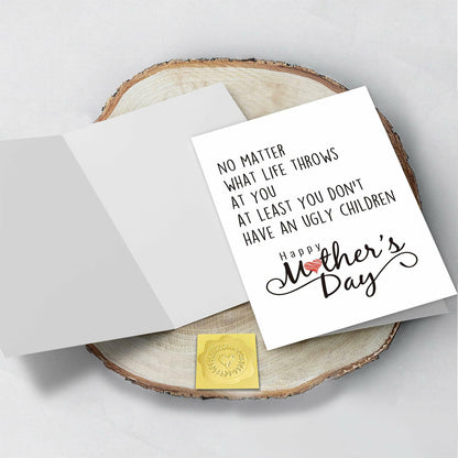 CSMOSJgreetings Funny Mothers Day Card from Children Naughty Gift Color #10