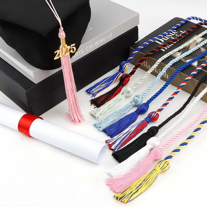 Slergut White Graduation Cords 67" Long Tassels Honor Accessories