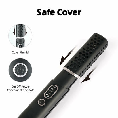 MARSDREAMS Portable HairStraightener Rechargeable  Straightening Wand for Travel