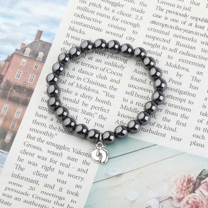 LQRI Bead Bracelet New Dad Gift Daddy To Be Pregnancy Announcement Small