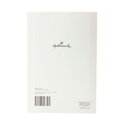 Hallmark Wedding Card Mr. & Mrs. Elegant Design with Envelope
