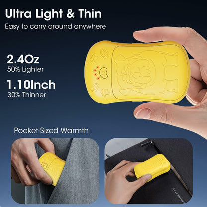 OLV Rechargeable Hand Warmers 2 Pack 6000mAh Magnetic 18Hrs Portable Heater