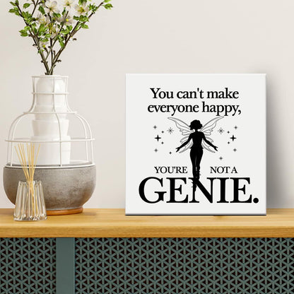 Heijie Inspiration Canvas Wall Art Framed Print 8x8 Inch Modern Home Decor