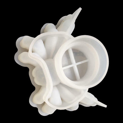 Fuehbur Spider Candle 3D Silicone Mold for Epoxy Resin DIY White