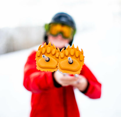 Stoke Tracks Bear Paw Ski Pole Baskets Bear Deep Blue