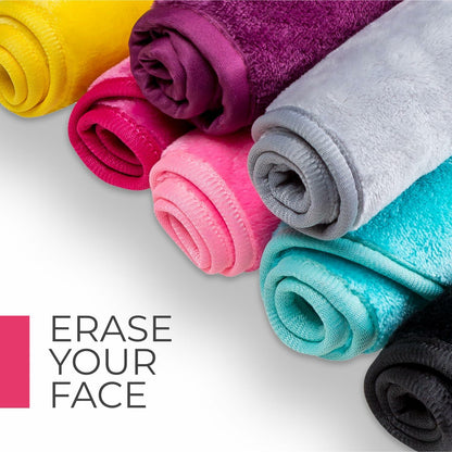 PleasingCare Makeup Remover Cloth Cleansing Towel Chemical Free 3 Count Rosy